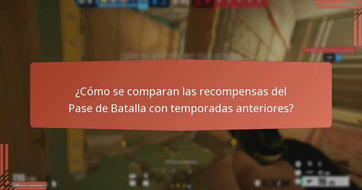 ¿Cómo se comparan las recompensas del Pase de Batalla con temporadas anteriores?